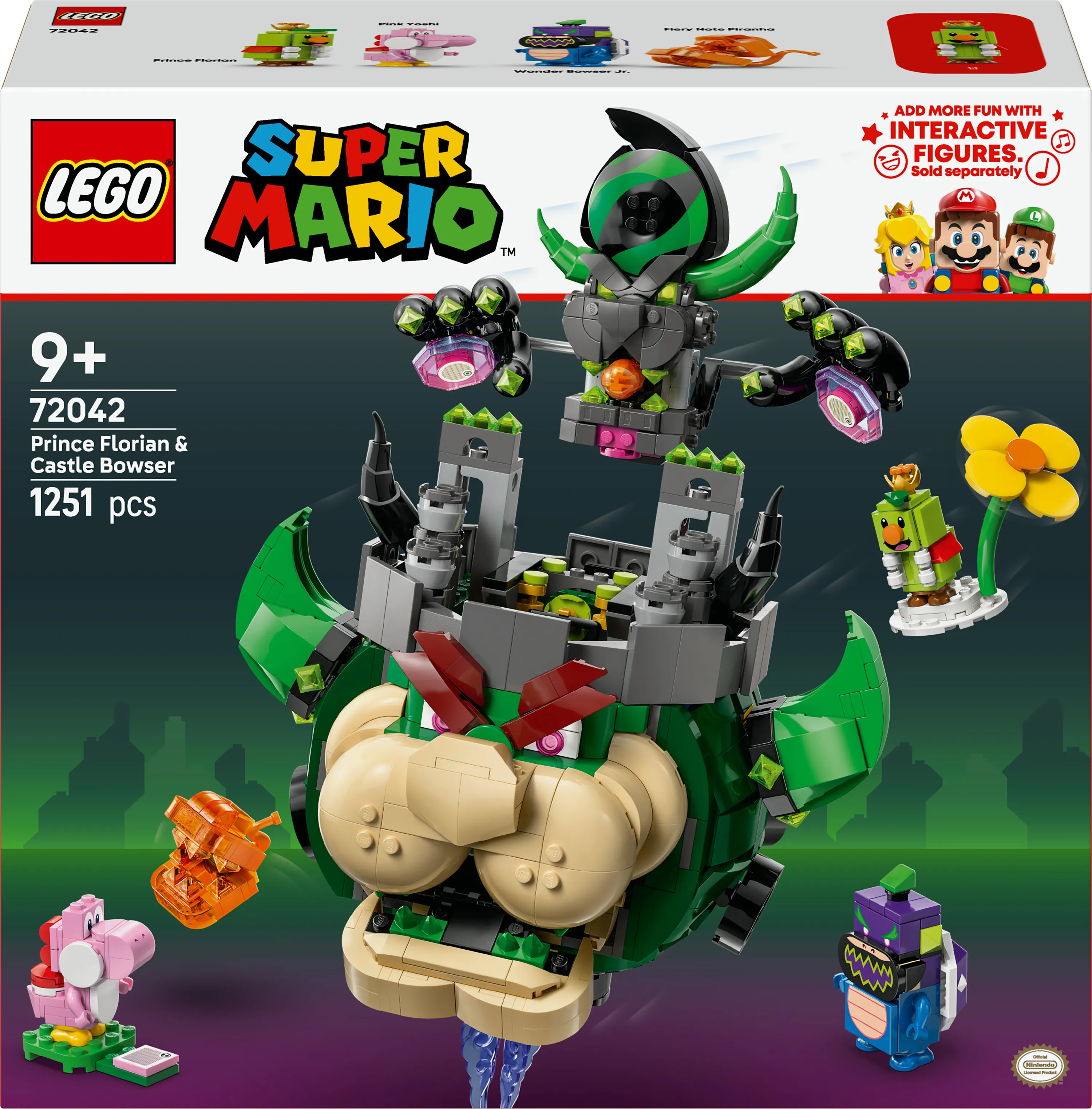 LEGO Super Mario Prince Florian ja Castle Bowser 72042