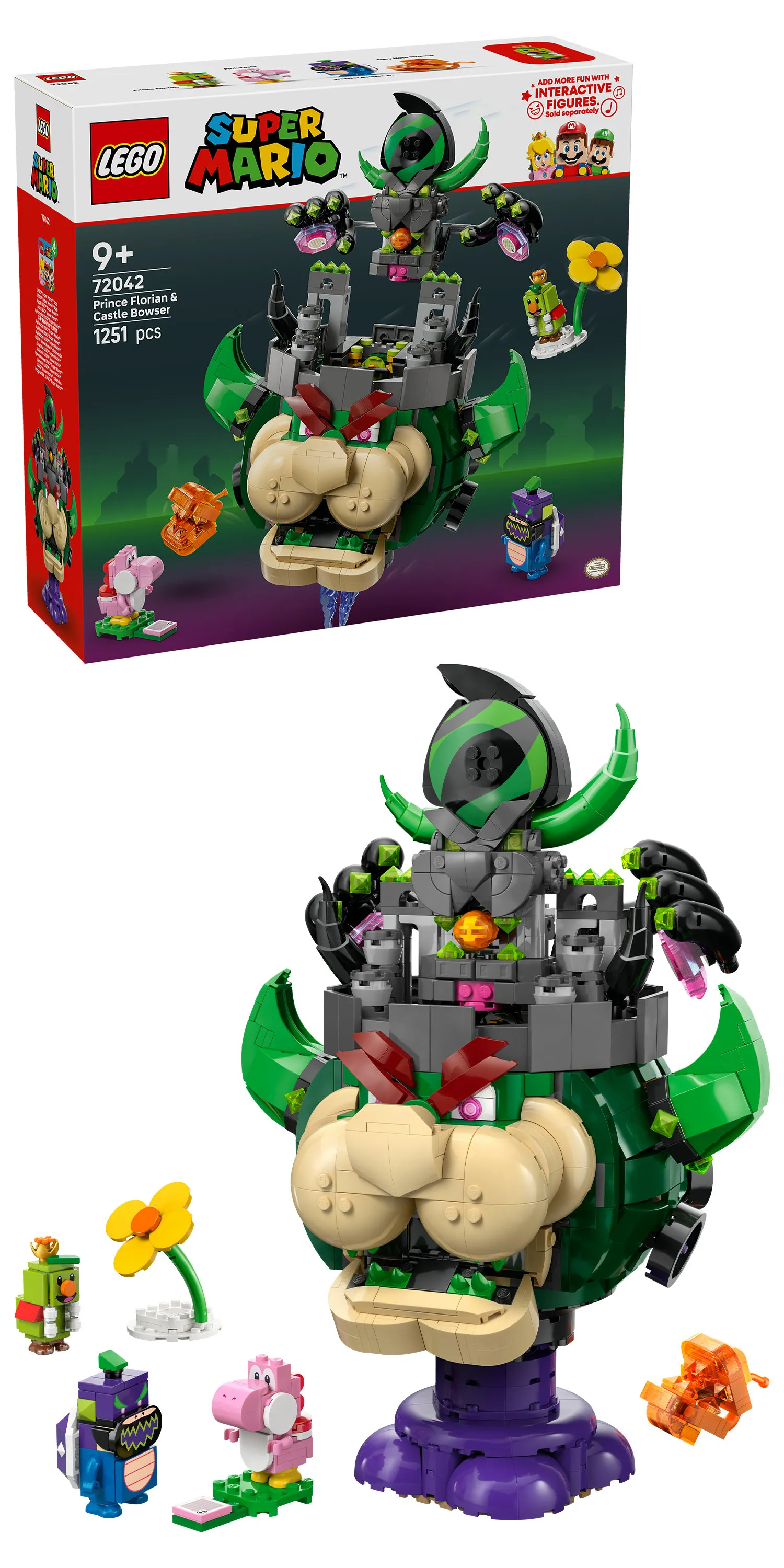 LEGO Super Mario Prince Florian ja Castle Bowser 72042