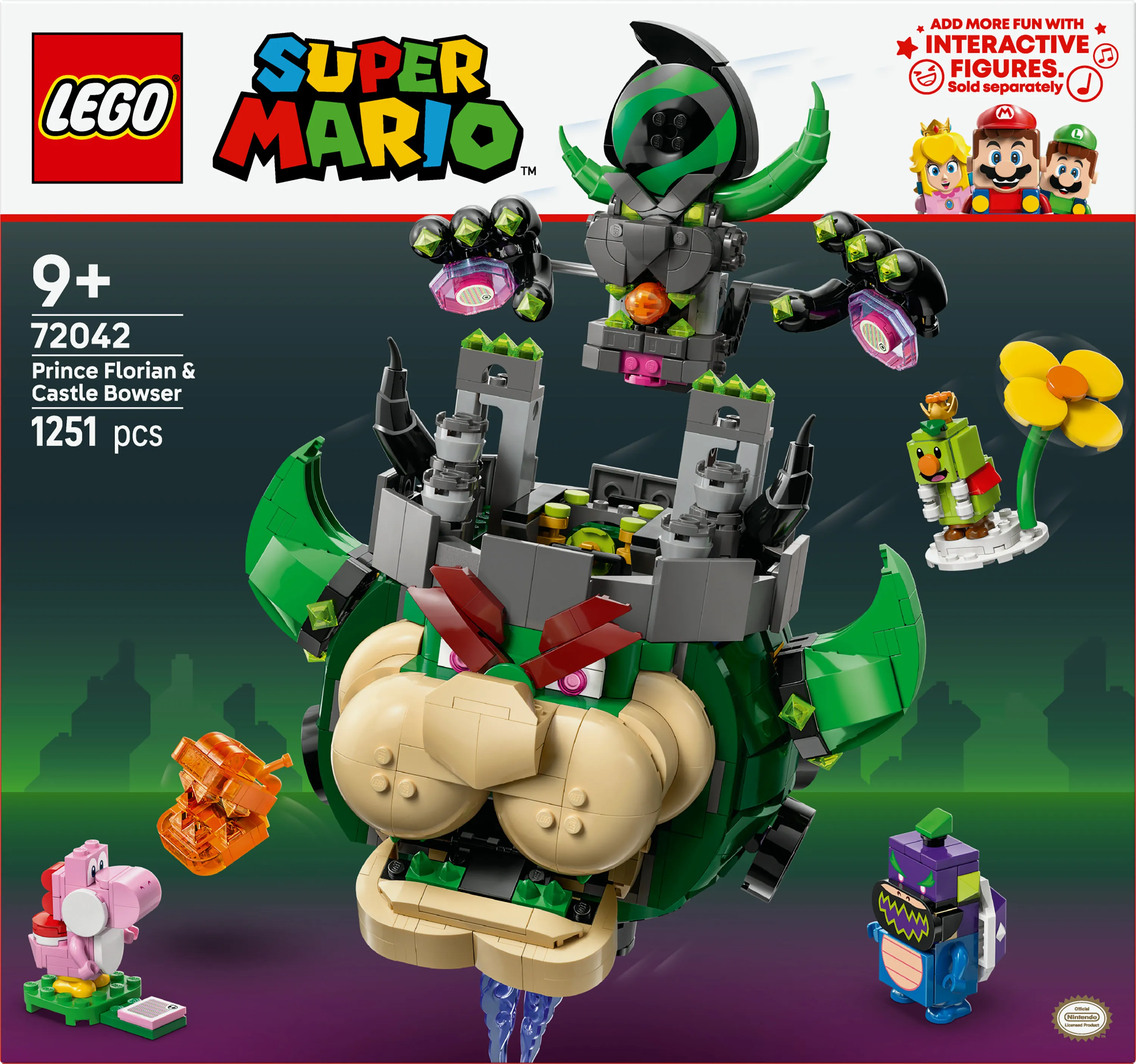 LEGO Super Mario Prince Florian ja Castle Bowser 72042