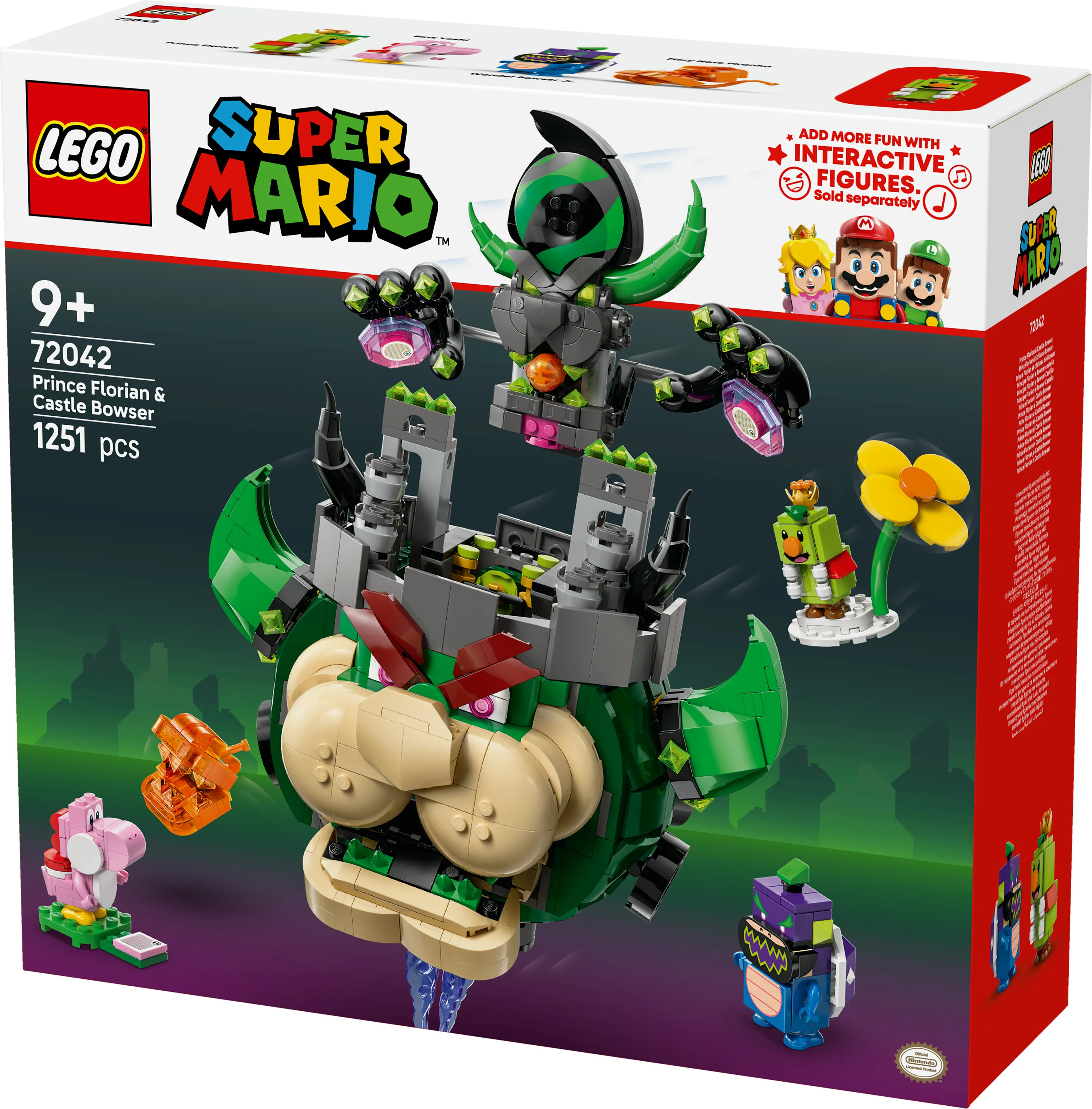 LEGO Super Mario Prince Florian ja Castle Bowser 72042