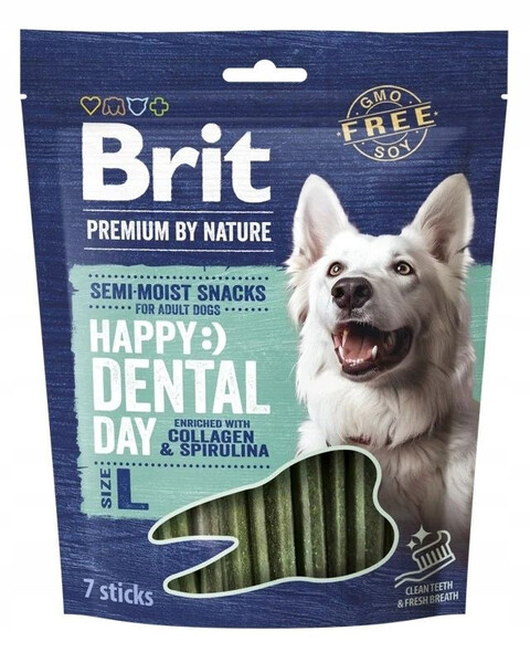 Brit Premium Dog Snack Dental L, Adult, 250 g