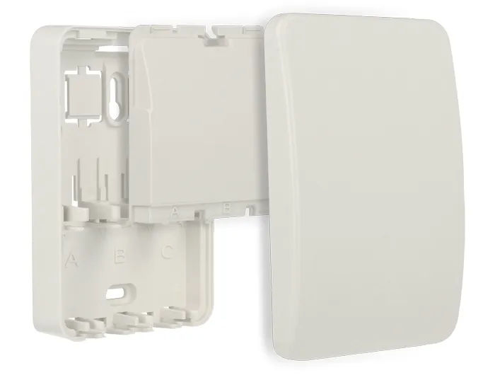 Delock Keystone Surface Mounted Box 3 Port closed