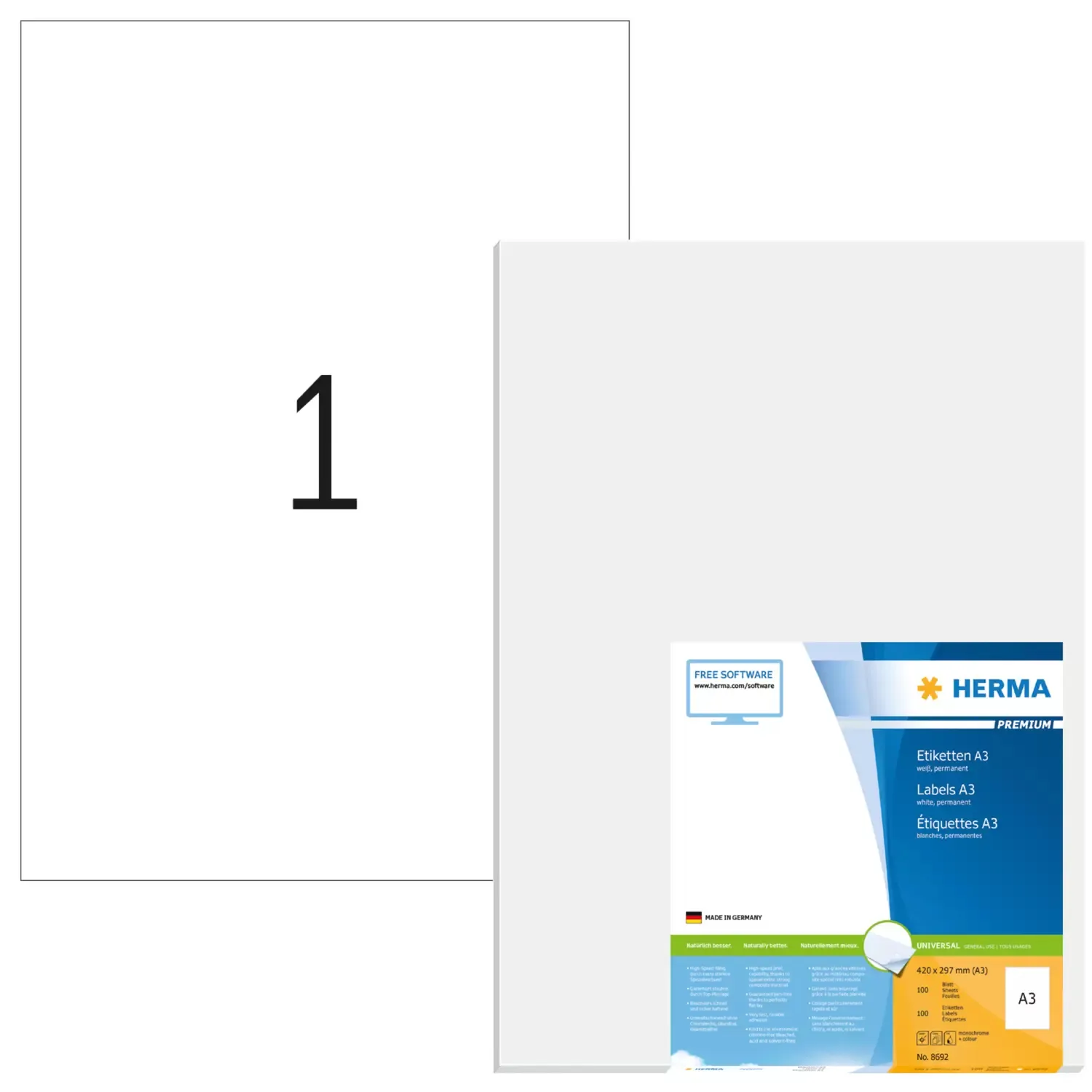 Herma label Premium 420x297 (100)