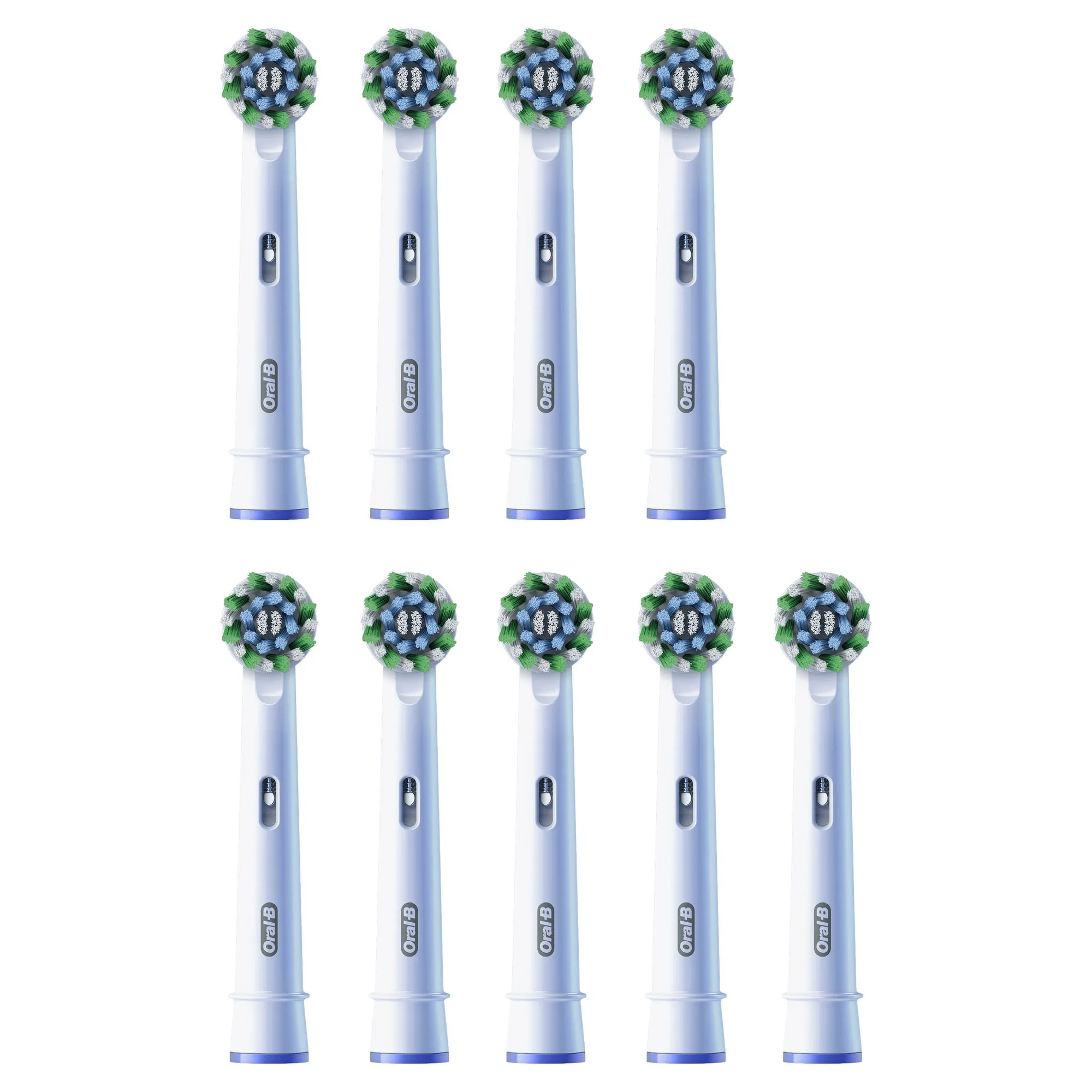 Oral-B CrossAction CleanMaximiser Ersättningsborsthuvuden, 9-pack Oral-B CrossAction CleanMaximiser Ersättningsborsthuvuden, 9-pack