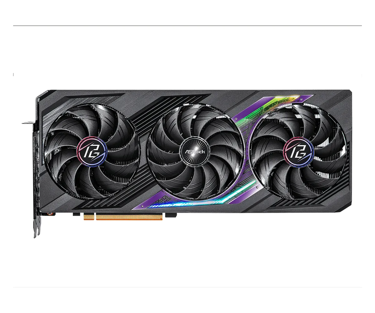 ASRock Radeon RX 7700 XT Phantom Gaming OC 12 Gt -näytönohjain