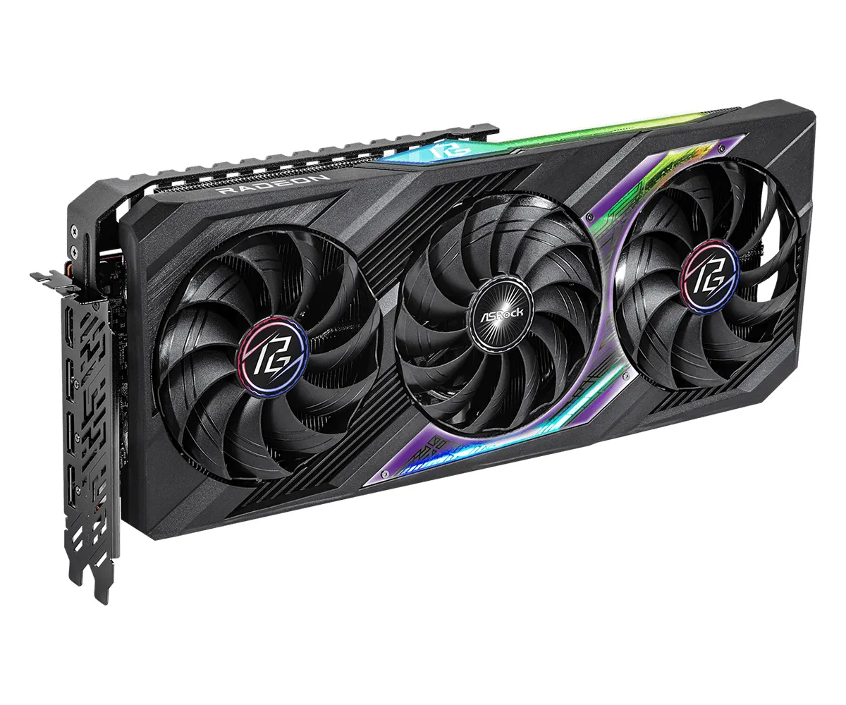 ASRock Radeon RX 7700 XT Phantom Gaming OC 12 Gt -näytönohjain