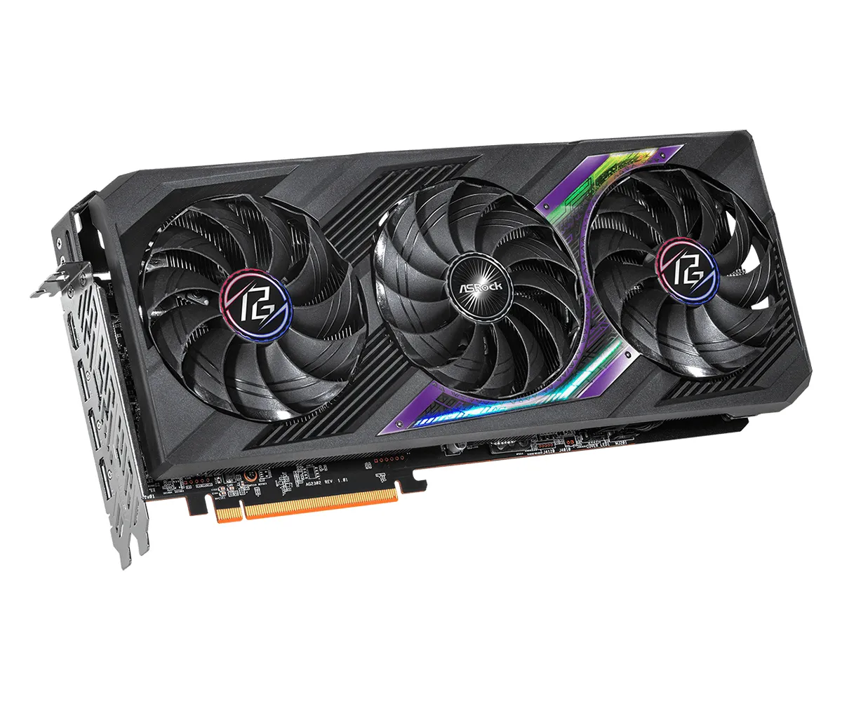 ASRock Radeon RX 7700 XT Phantom Gaming OC 12 Gt -näytönohjain