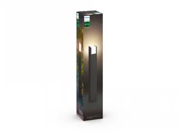 Philips HUE FUZO WHITE EU POST BLACK 1X15W 24V