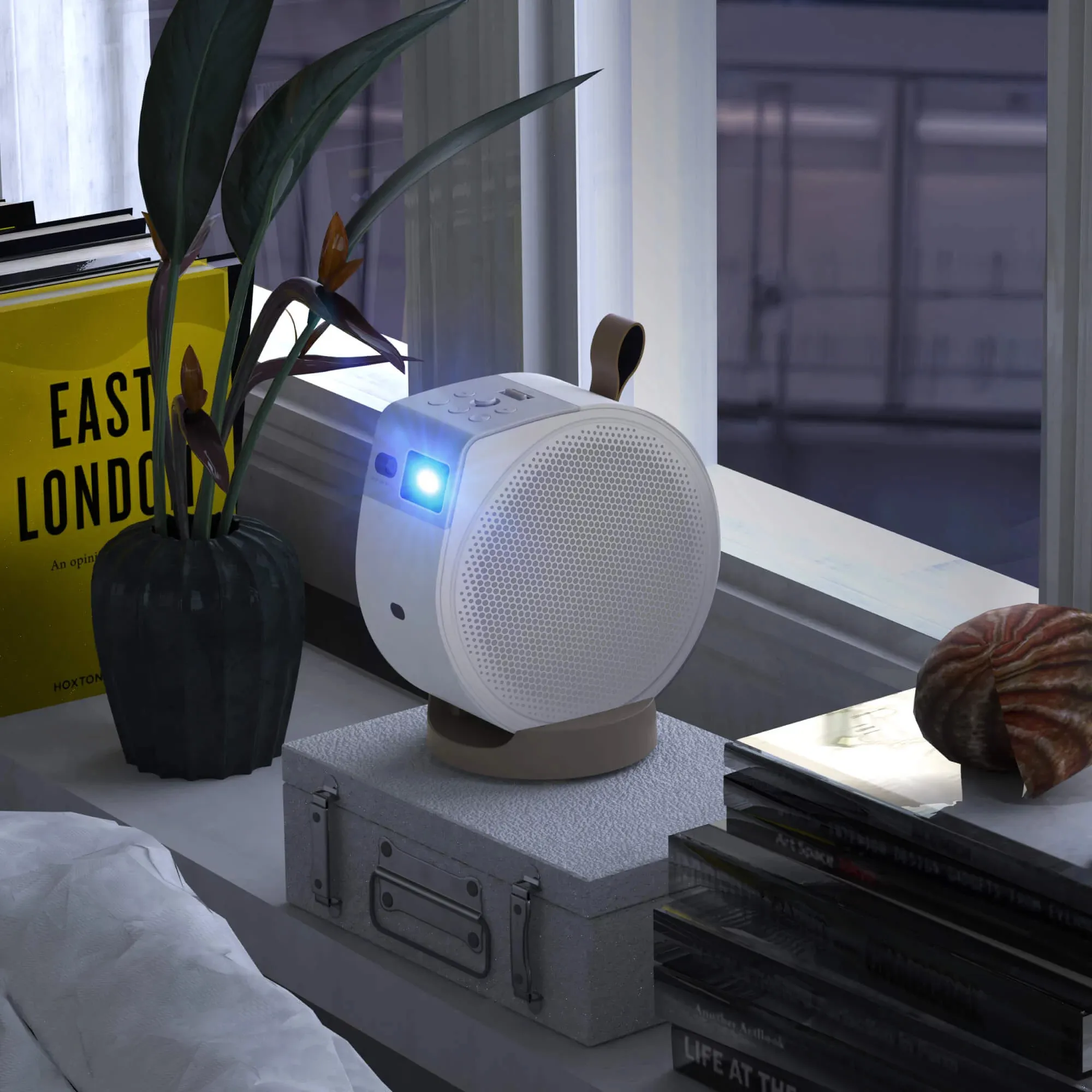 BenQ GV32 Google TV DLP Full HD 500 ANSI lm Portable LED Projector, White