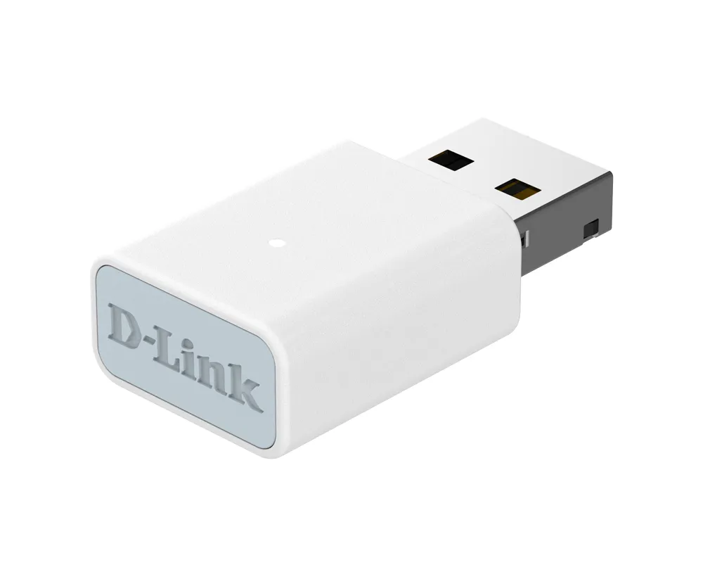 D-Link AC13U - USB-Wi-Fi-sovitin, valkoinen