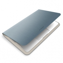 Macally Protective folio case - 13" MacBook Air - Silver