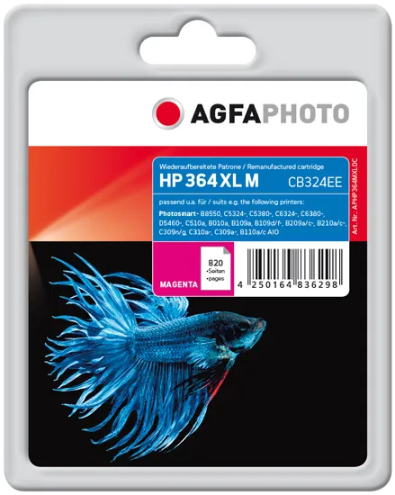 AGFAPHOTO HP 364XL ink cartridge, 11 ml, Magenta