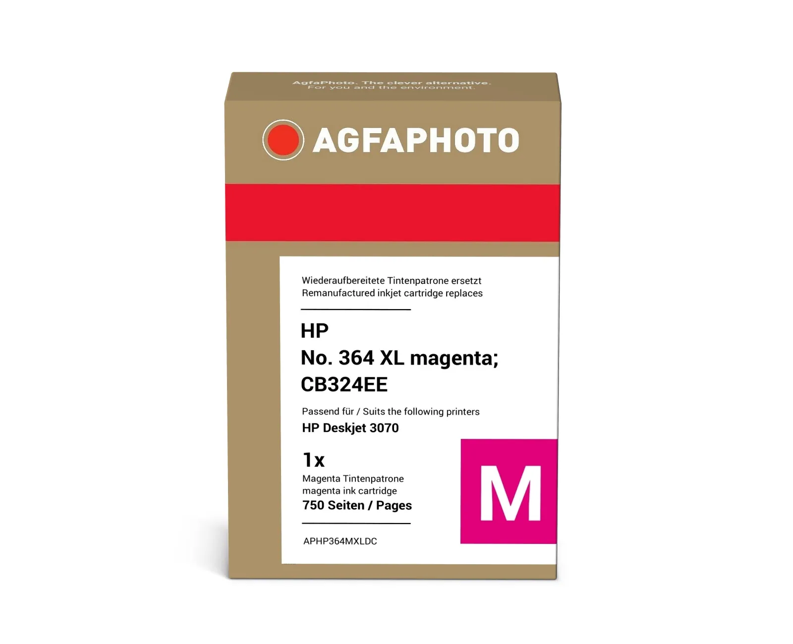 AGFAPHOTO HP 364XL ink cartridge, 11 ml, Magenta