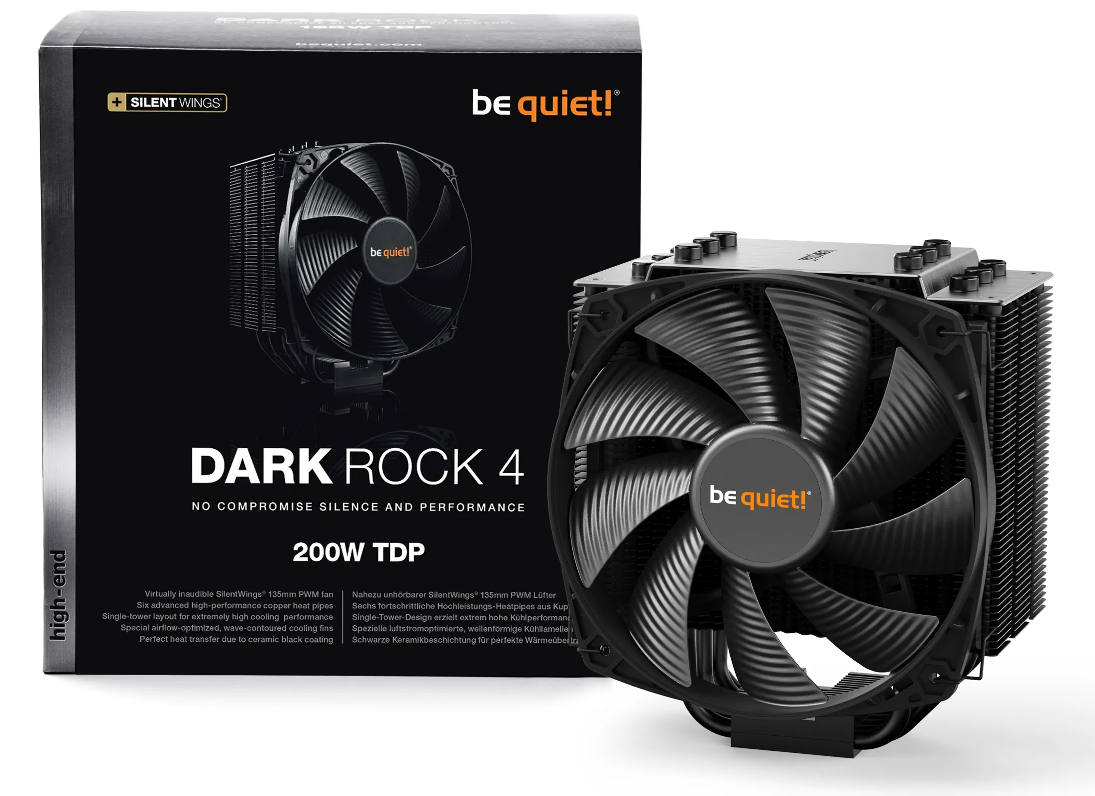 be quiet! Dark Rock 4  - CPU cooler