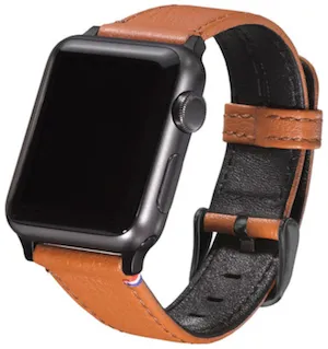 Decoded - leather strap for Apple watch 38mm Brown