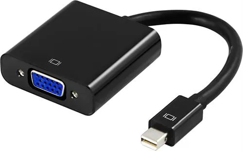 Deltaco  mini DisplayPort – VGA - adapter, Black