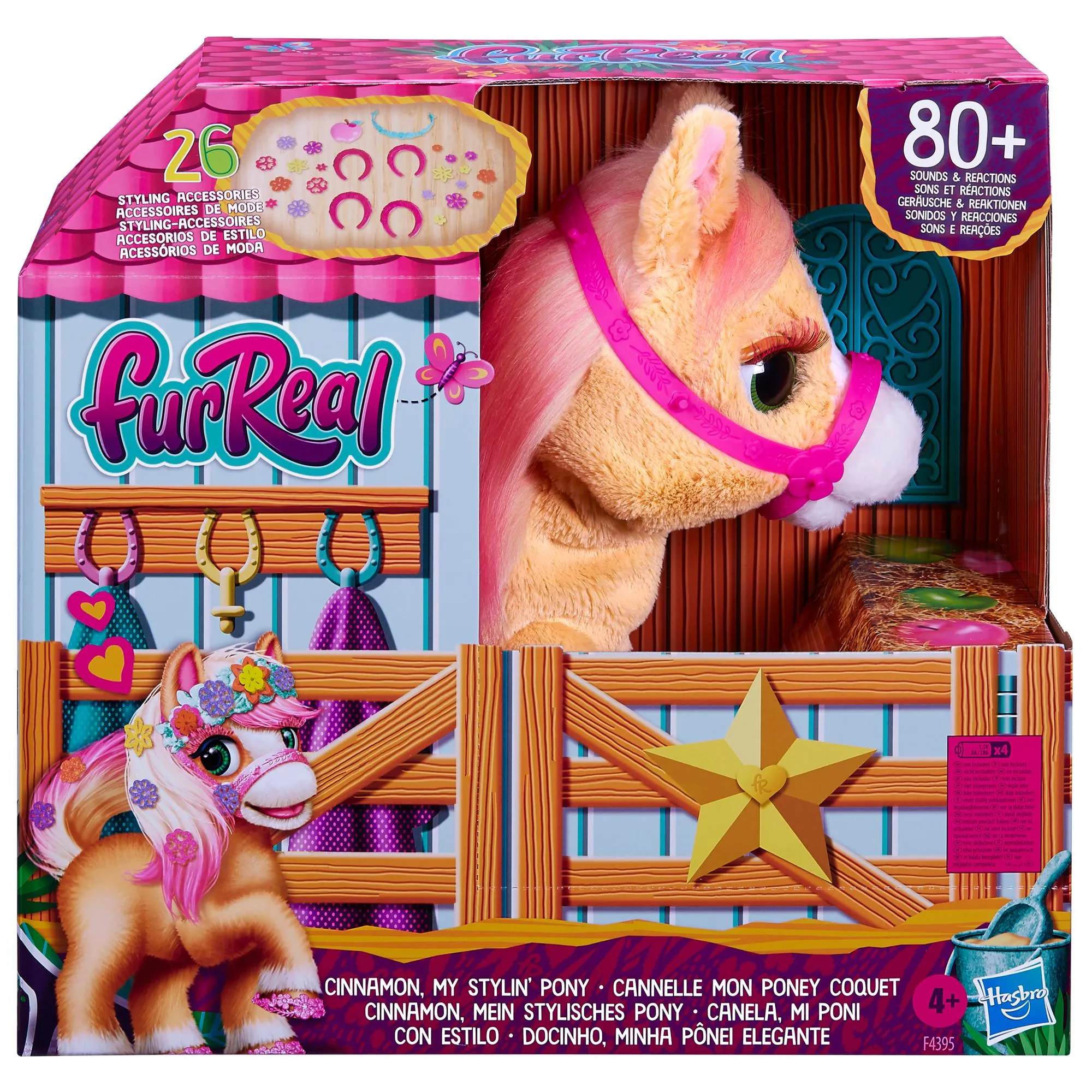 Hasbro FurReal Cinnamon My Stylin Pony Soft Toy