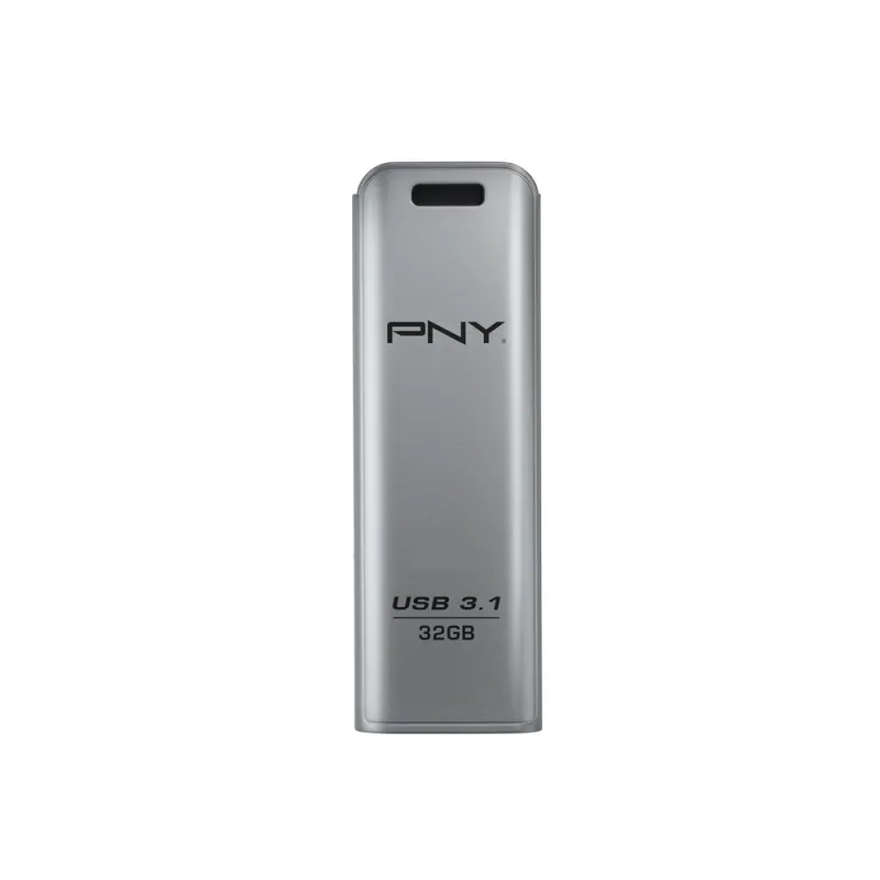 PNY 32GB Elite USB 3.2 Gen 1x1 - memory stick, Stainless steel