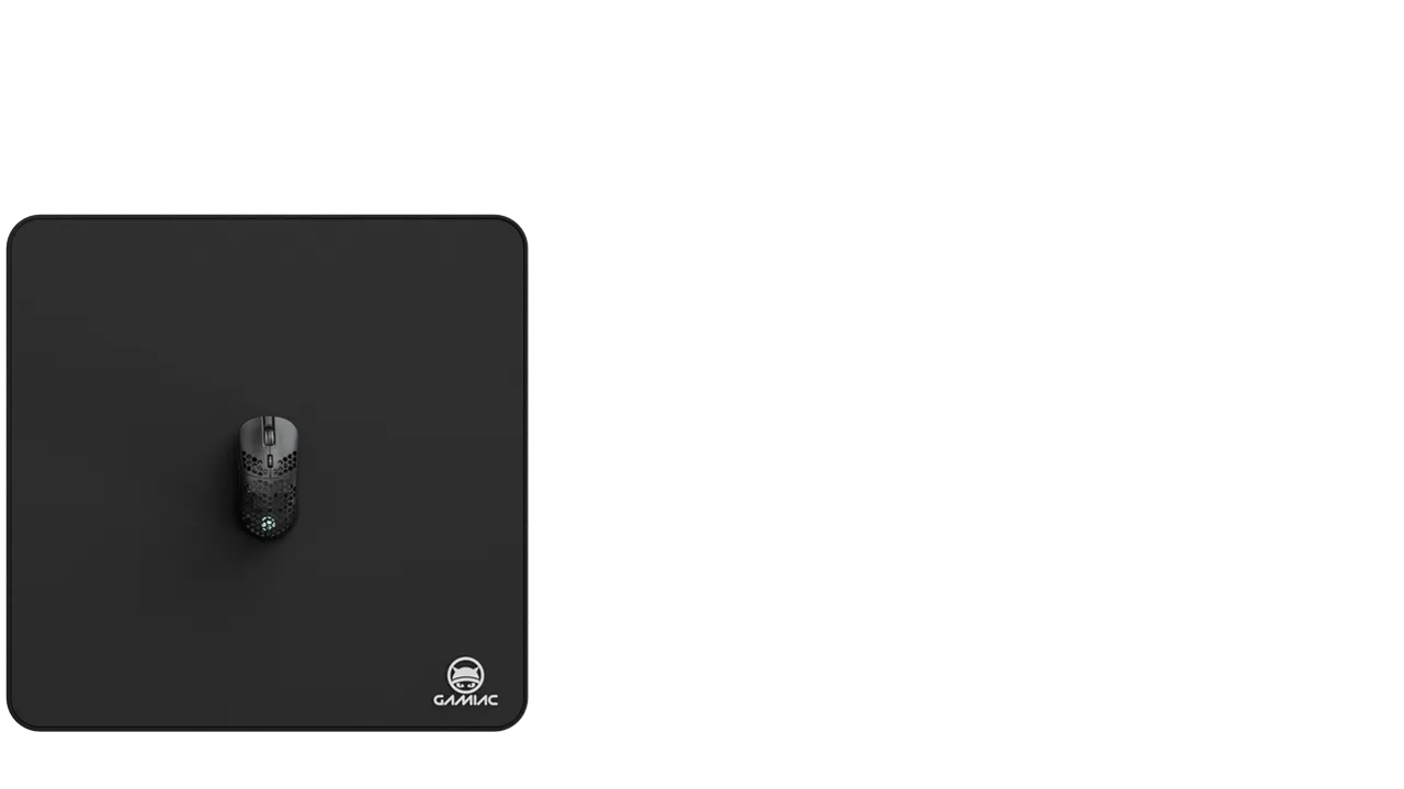 Gamiac XL10 - gaming mousepad, Black, 450x450mm