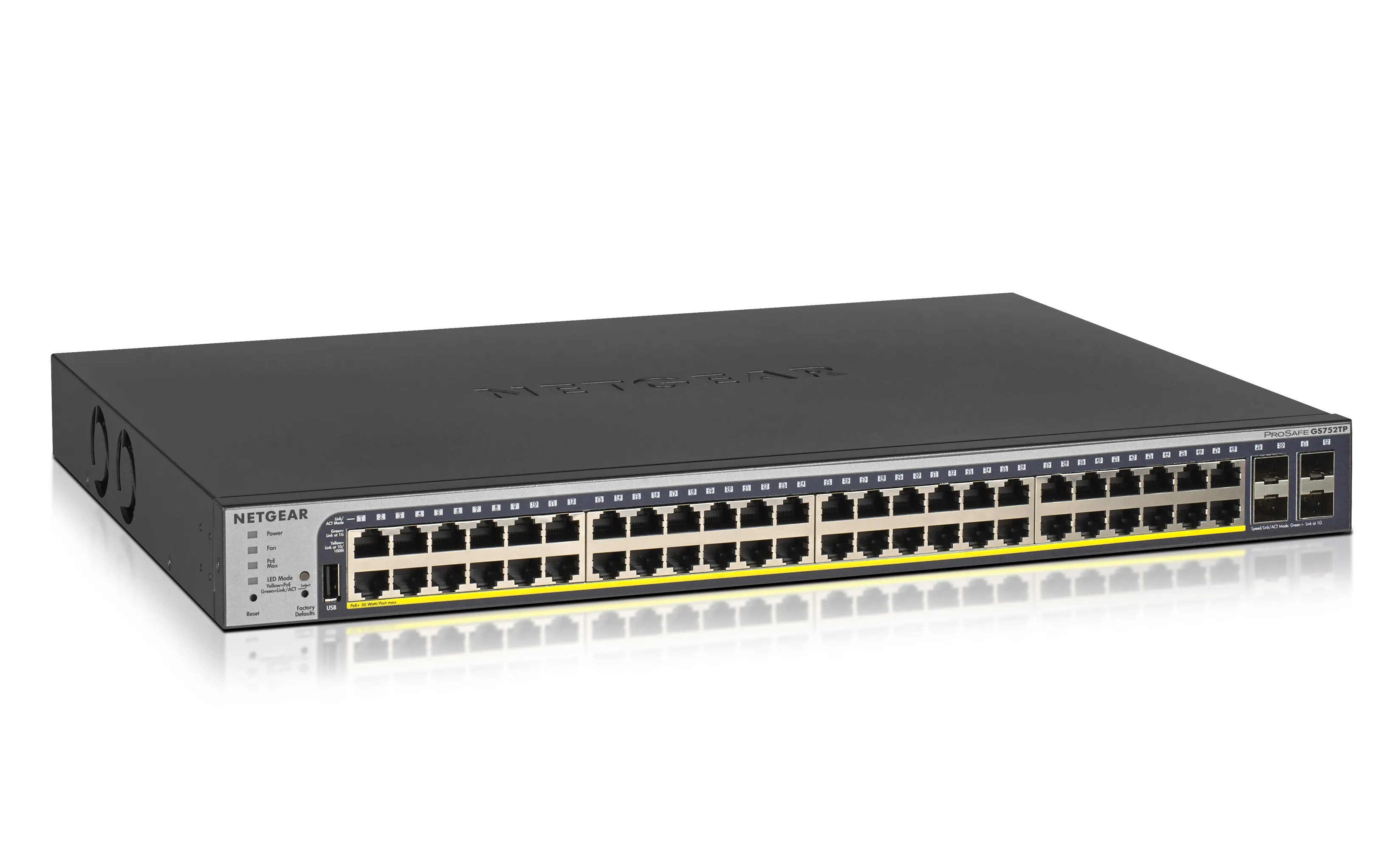 Netgear 52PT GE POE+ SMART SWITCH - GS752TP-300EUS