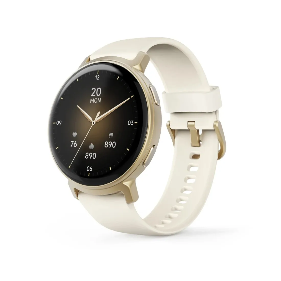 Hama Smart Watch 7020 43mm AMOLED smartklocka, guld