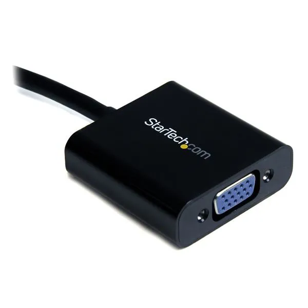StarTech HDMI to VGA Adapter Converter for Desktop PC/Laptop/Ultrabook - 1920x1080 -adapteri, Musta