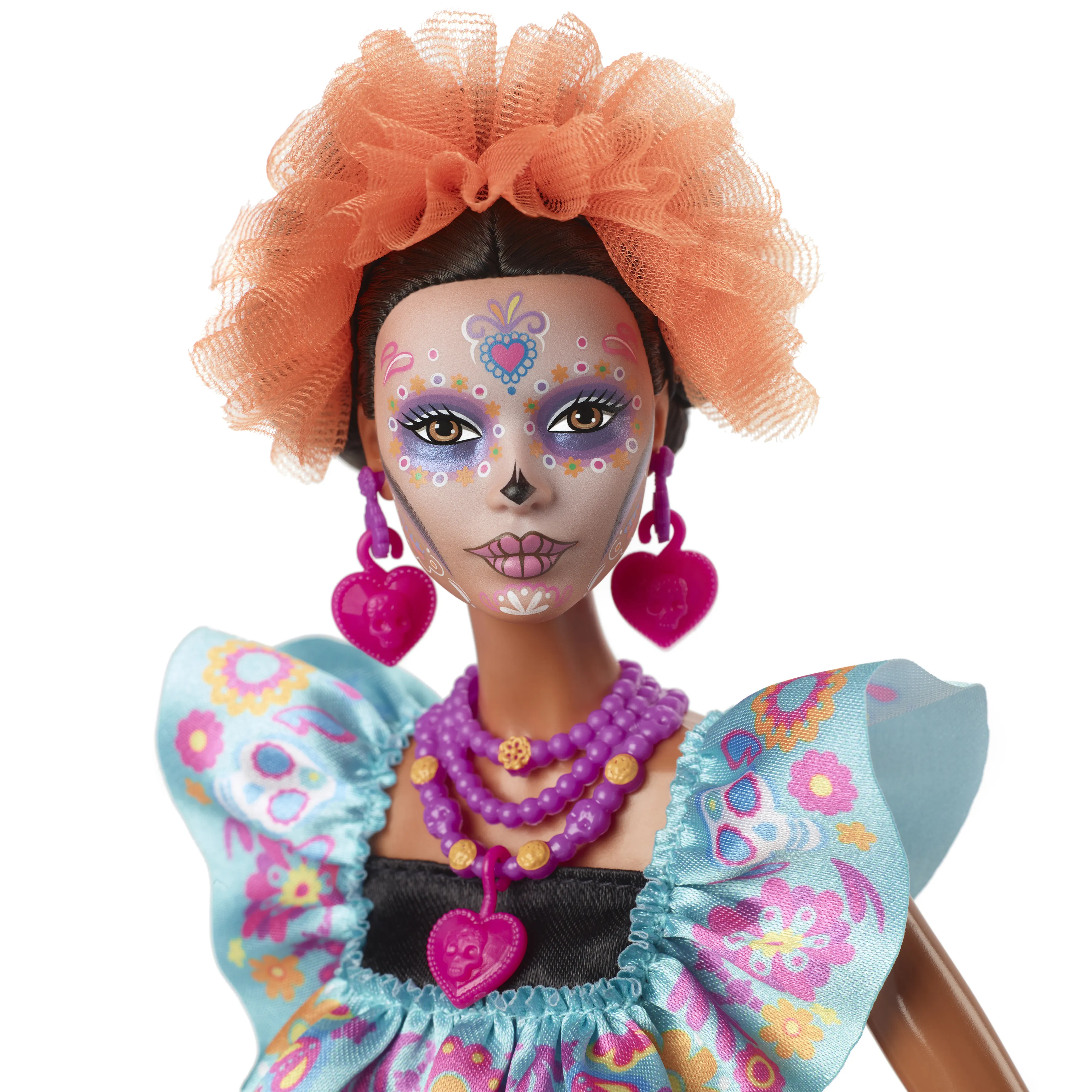 Mattel Barbie Signature D&iacute;a de Muertos 2024 - Collector's Doll in Ruffled Black Dress