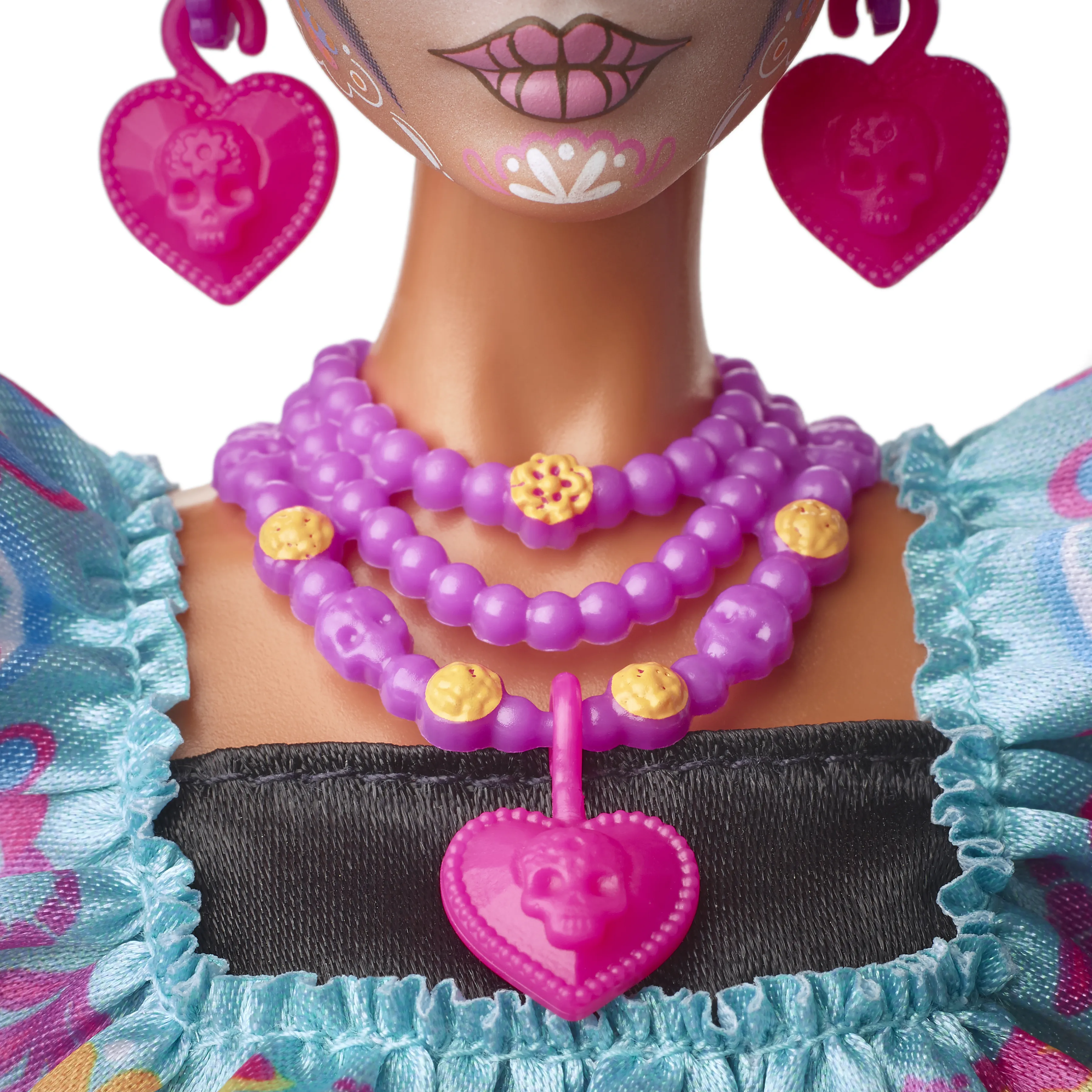 Mattel Barbie Signature D&iacute;a de Muertos 2024 - Collector's Doll in Ruffled Black Dress