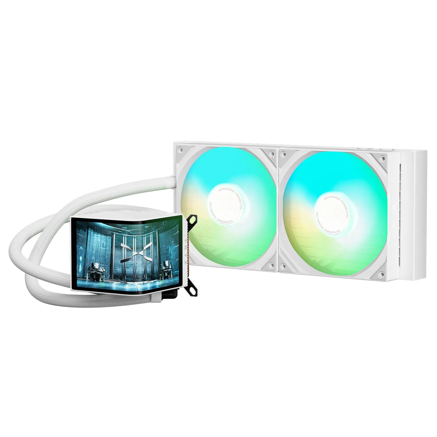 Tryx Panorama 280mm AIO ARGB  - liquid cooler, white