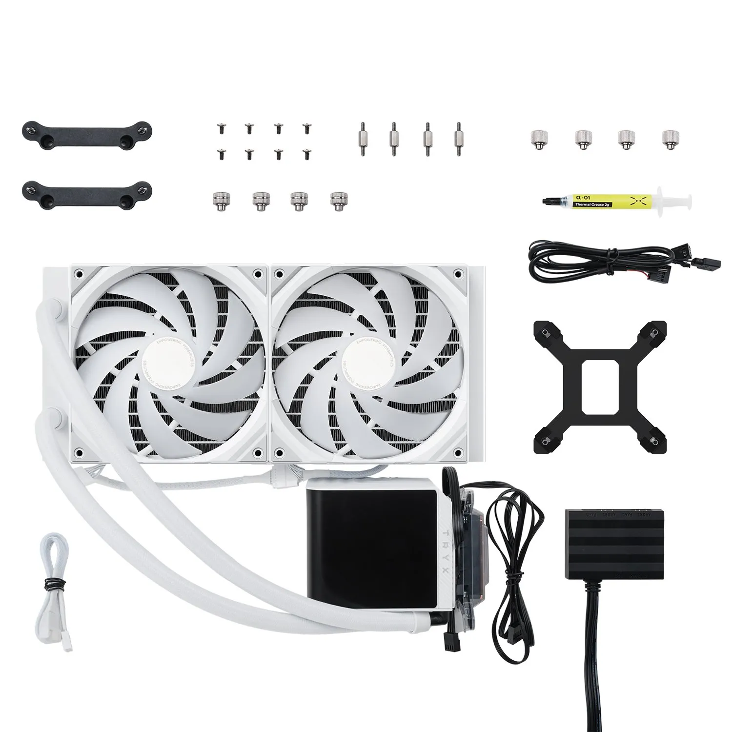 Tryx Panorama 280mm AIO ARGB  - liquid cooler, white