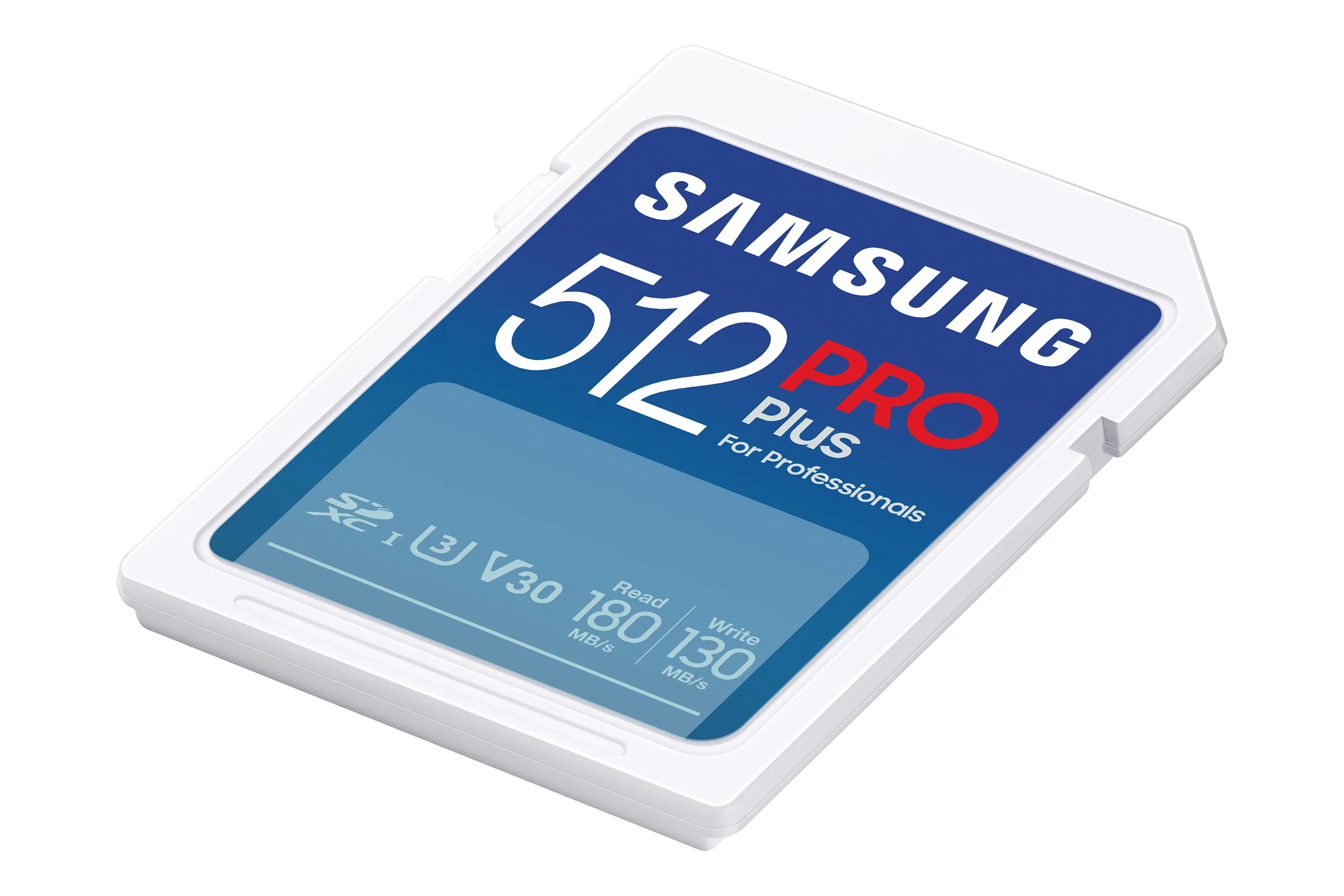 Samsung 512 GB SDXC UHS-I U3 V30 A2 kort, vit