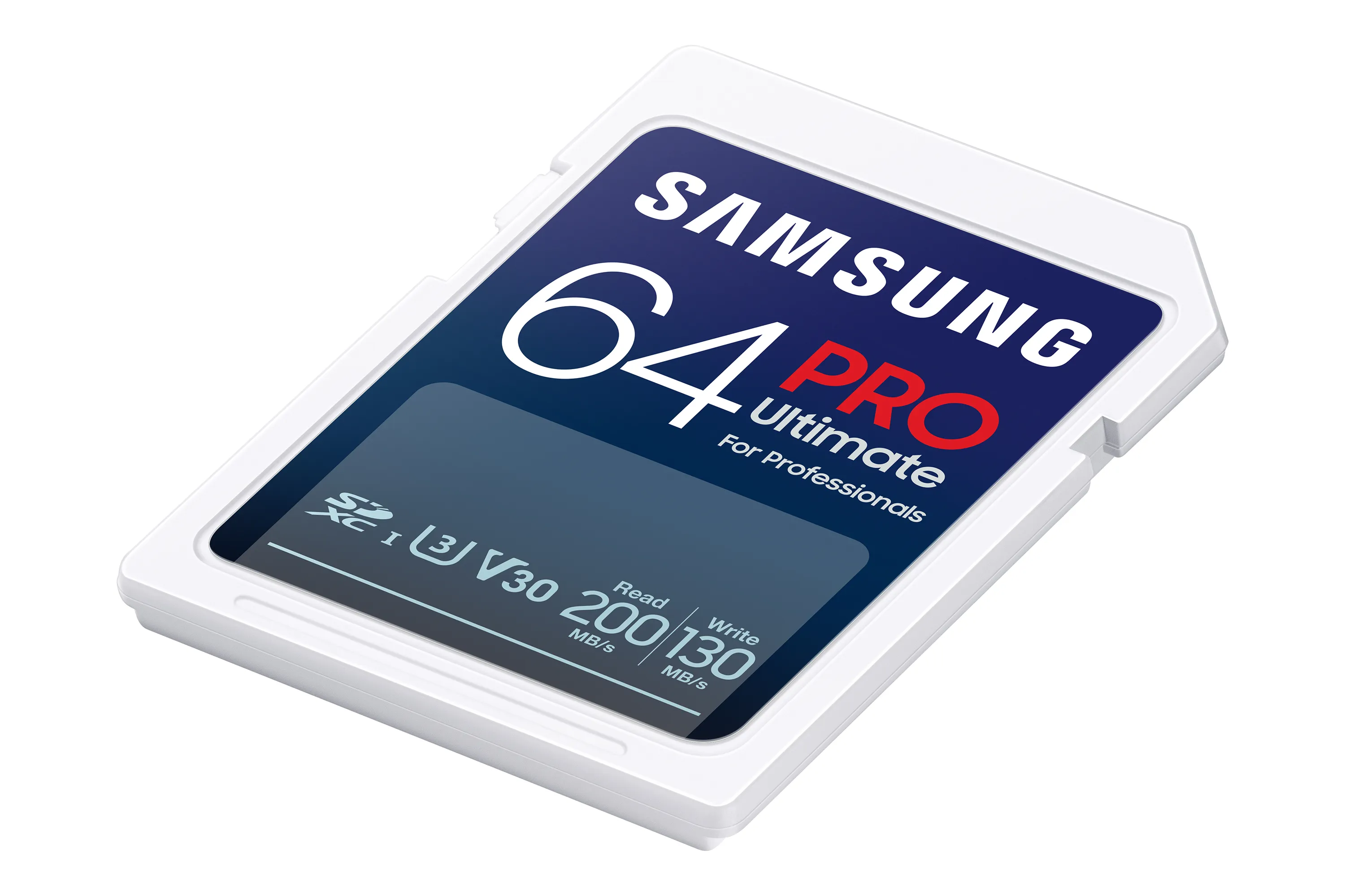 Samsung PRO Ultimate 64 GB SDXC UHS-I U3 V30 kort, vit