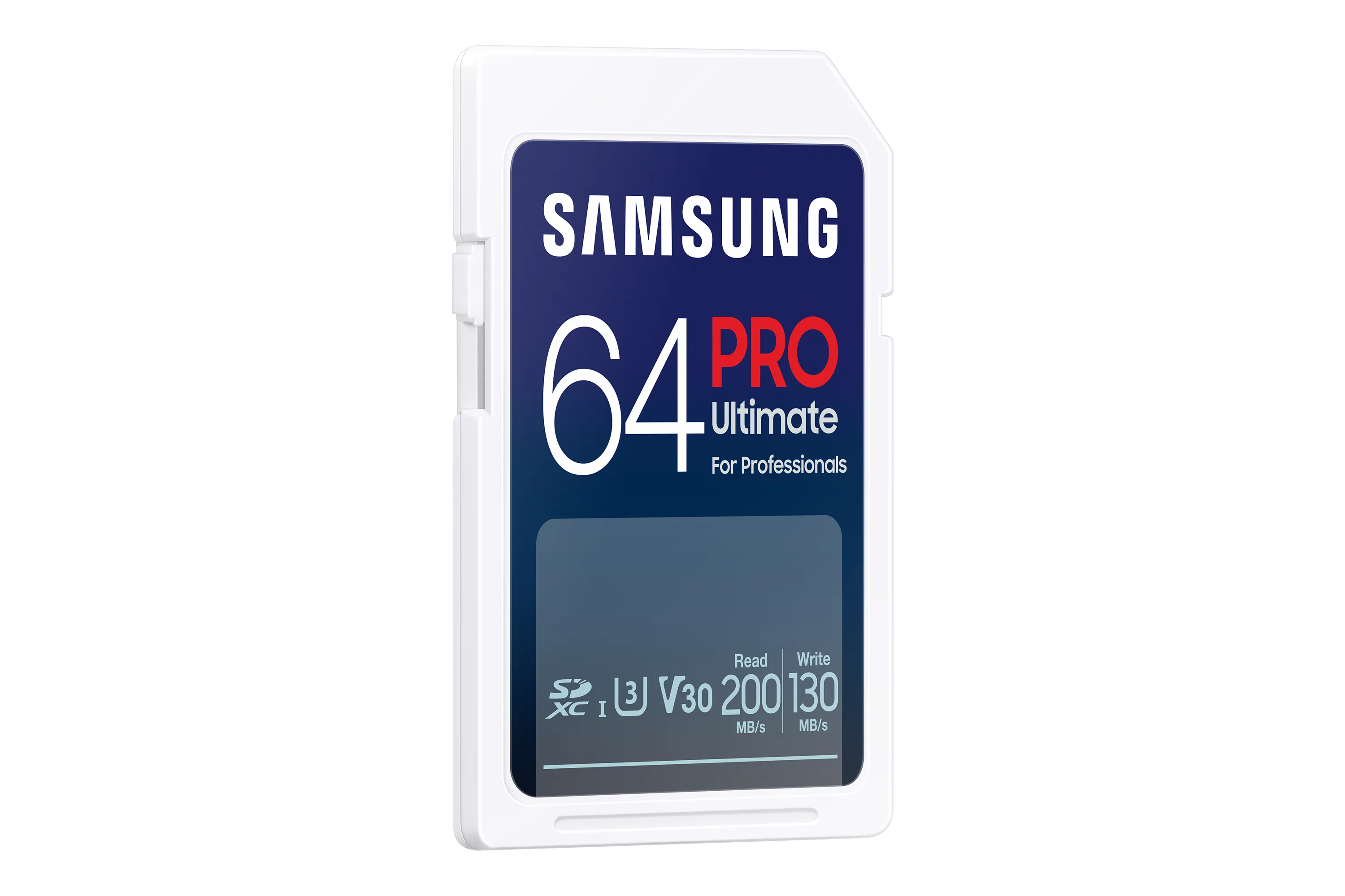 Samsung PRO Ultimate 64 GB SDXC UHS-I U3 V30 kort, vit