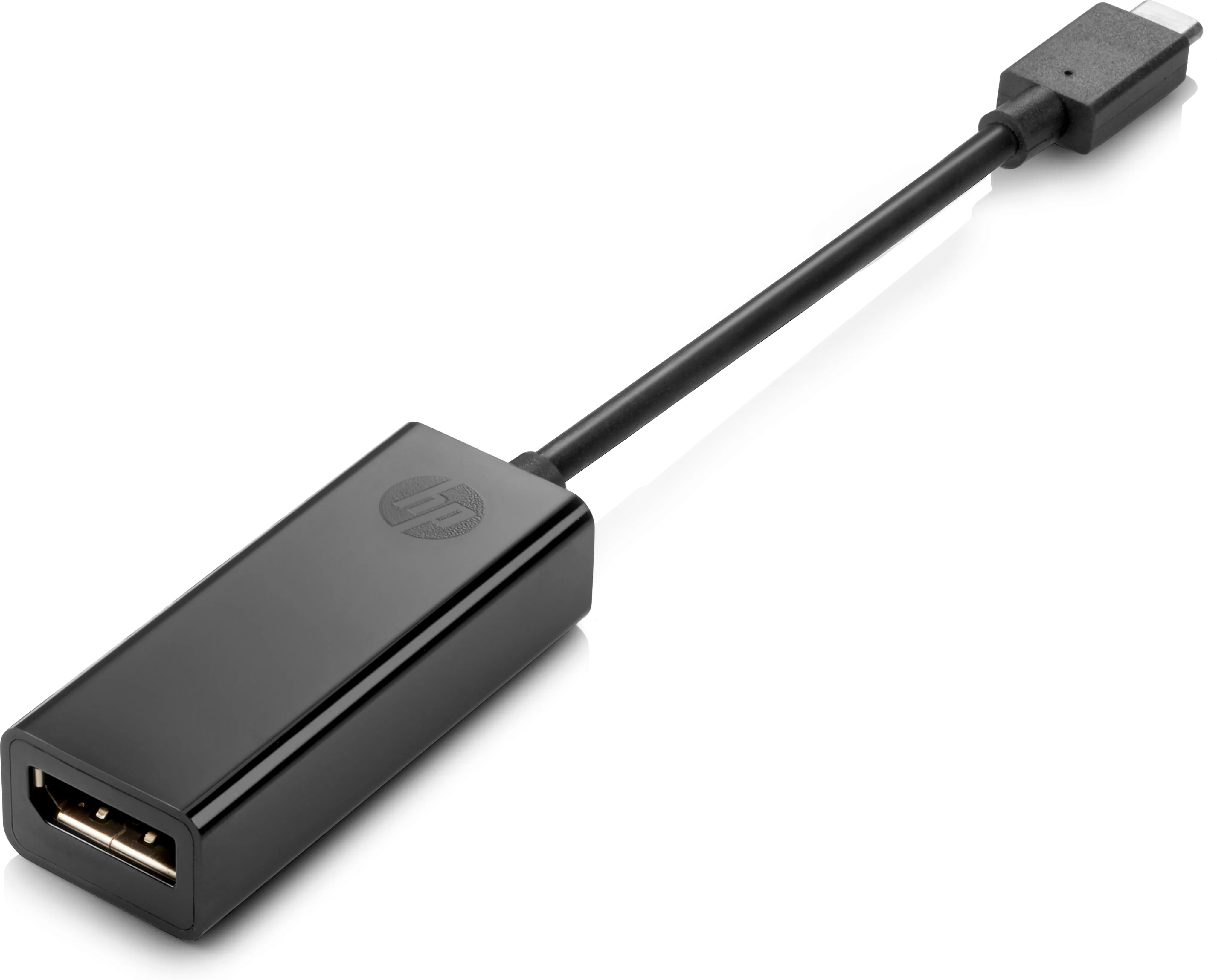 HP USB-C to DP Adapter - adapter, Black