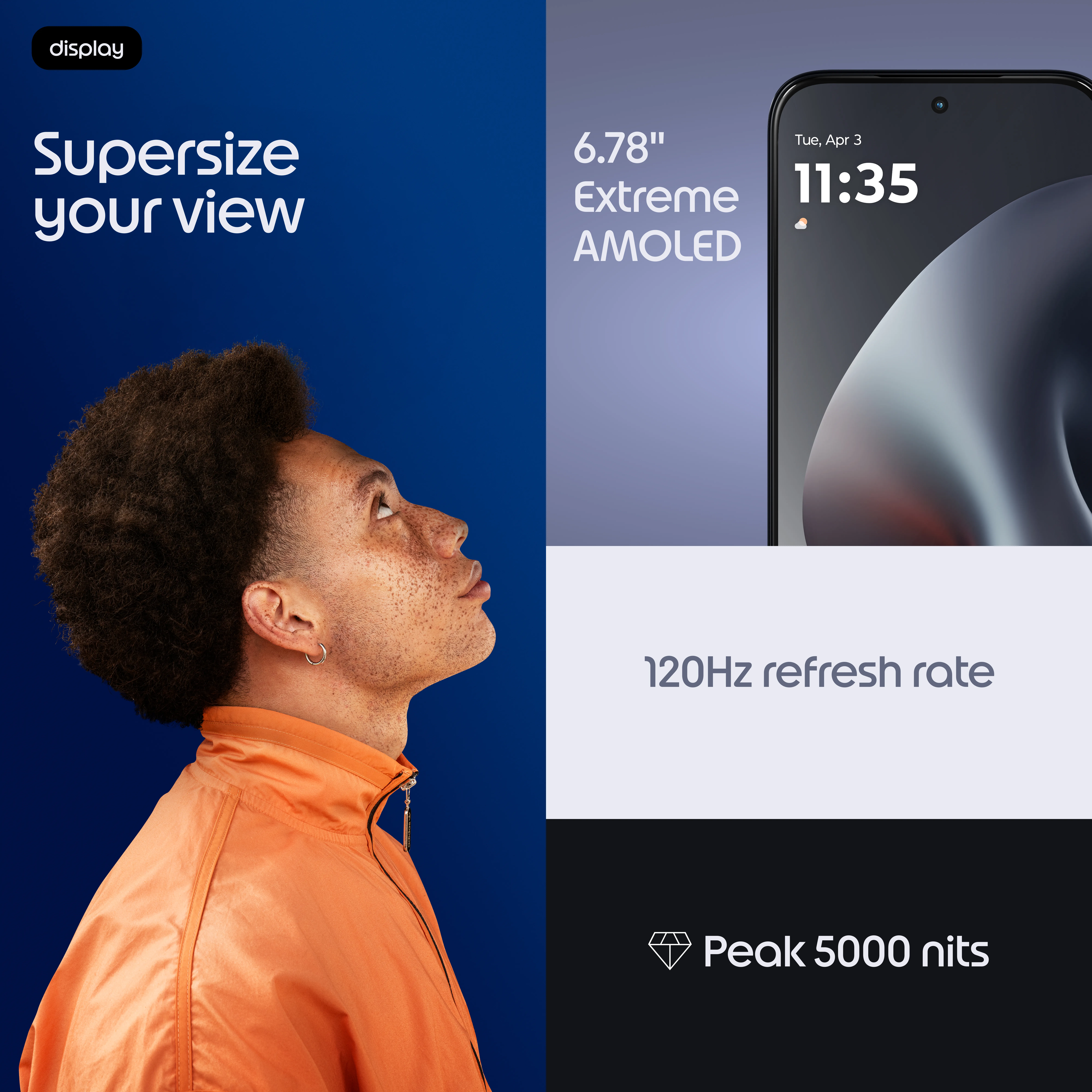 Motorola Moto G87 8/256 Gt -puhelin, Pantone Overture