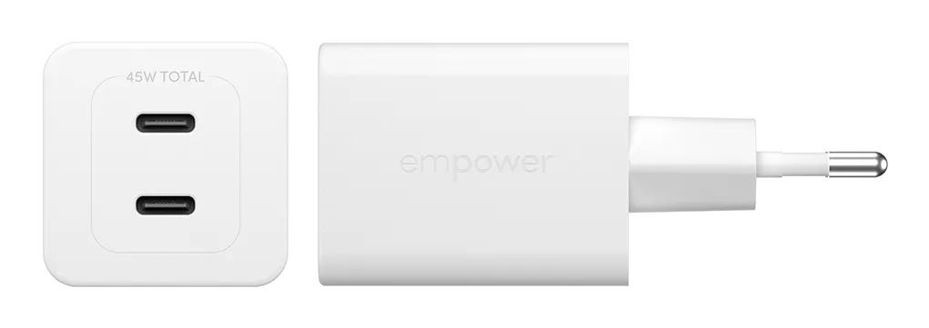 PanzerGlass empower Turbo 45W - Str&ouml;madapter, Vit