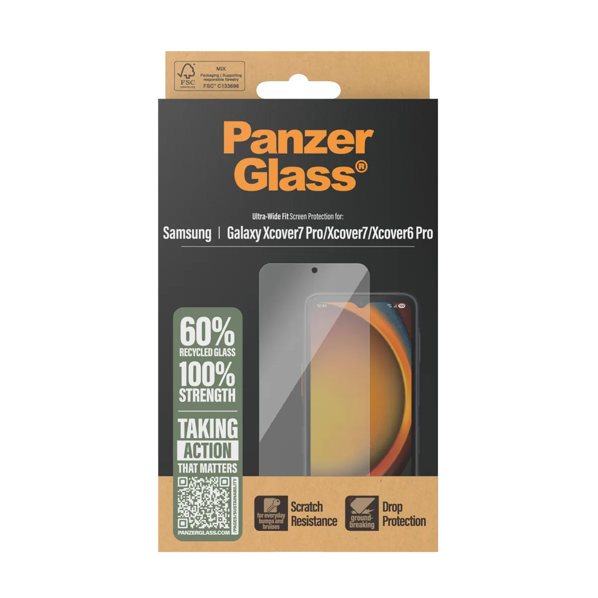 PANZERGLASS SAMSUNG GALAXY - XCOVER 7/XCOVER 6 PRO UWF
