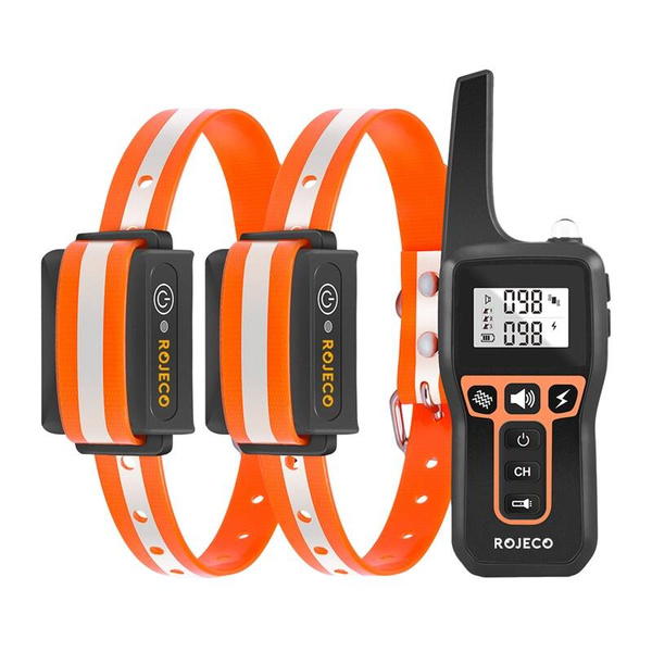 ROJECO PD5291000M Electronic Dog Training Collar (2 Collars)
