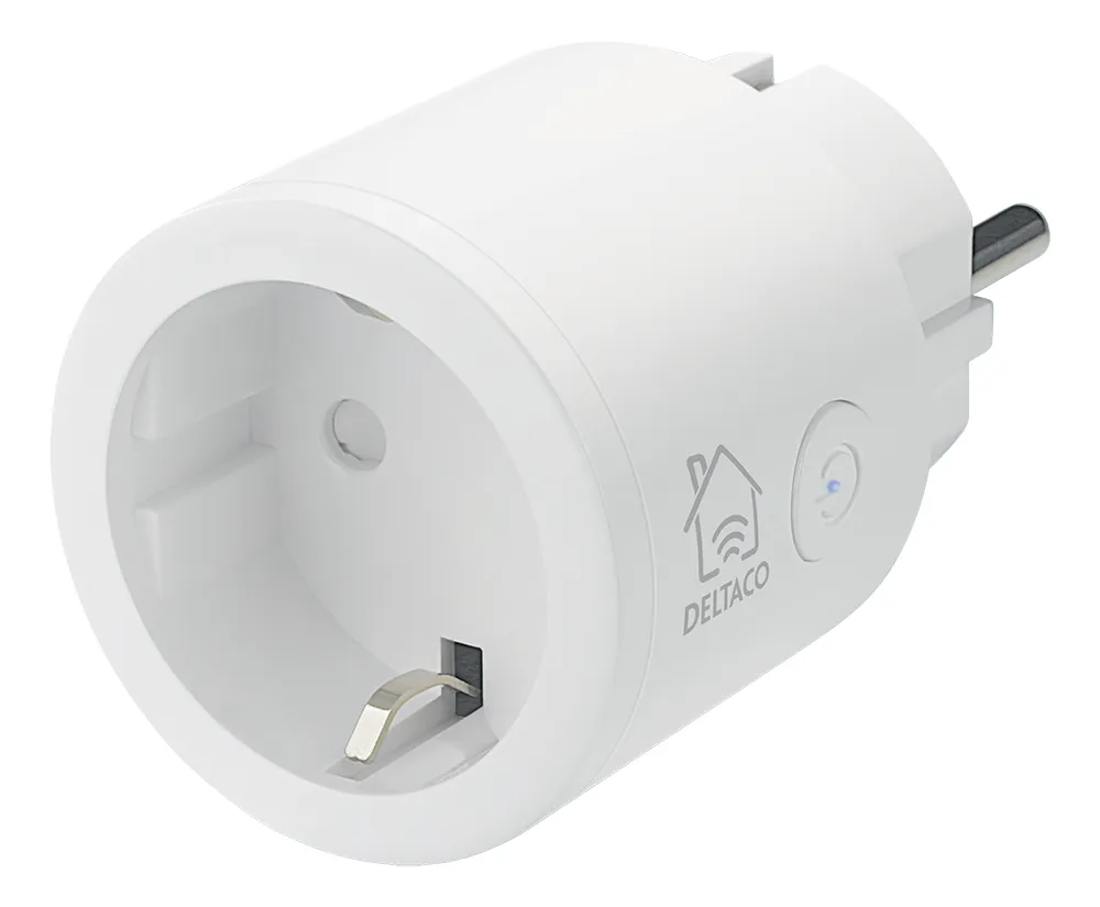 DELTACO SMART HOME Starter kit, smart-plug and 2x RGB LED-bulbs