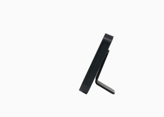 Shelly BLU HT Display ZB - sensor with display that shows temperature, humidity, light levels, and time, Black