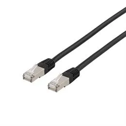 Deltaco Cat6a U/FTP - network cable, 5 m, Black