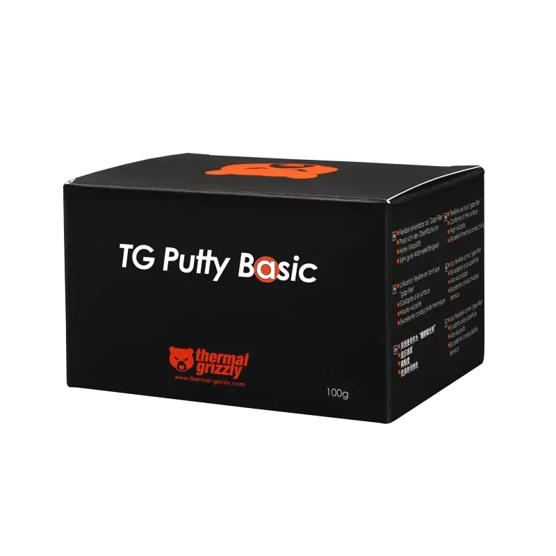 Thermal Grizzly Putty Basic TG-P-B-100-R 100g Thermal Paste, Black, Rose
