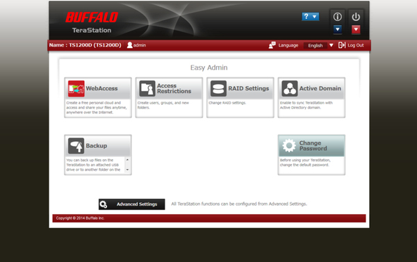 BUFFALO TERASTATION 5400 4 X 2TB