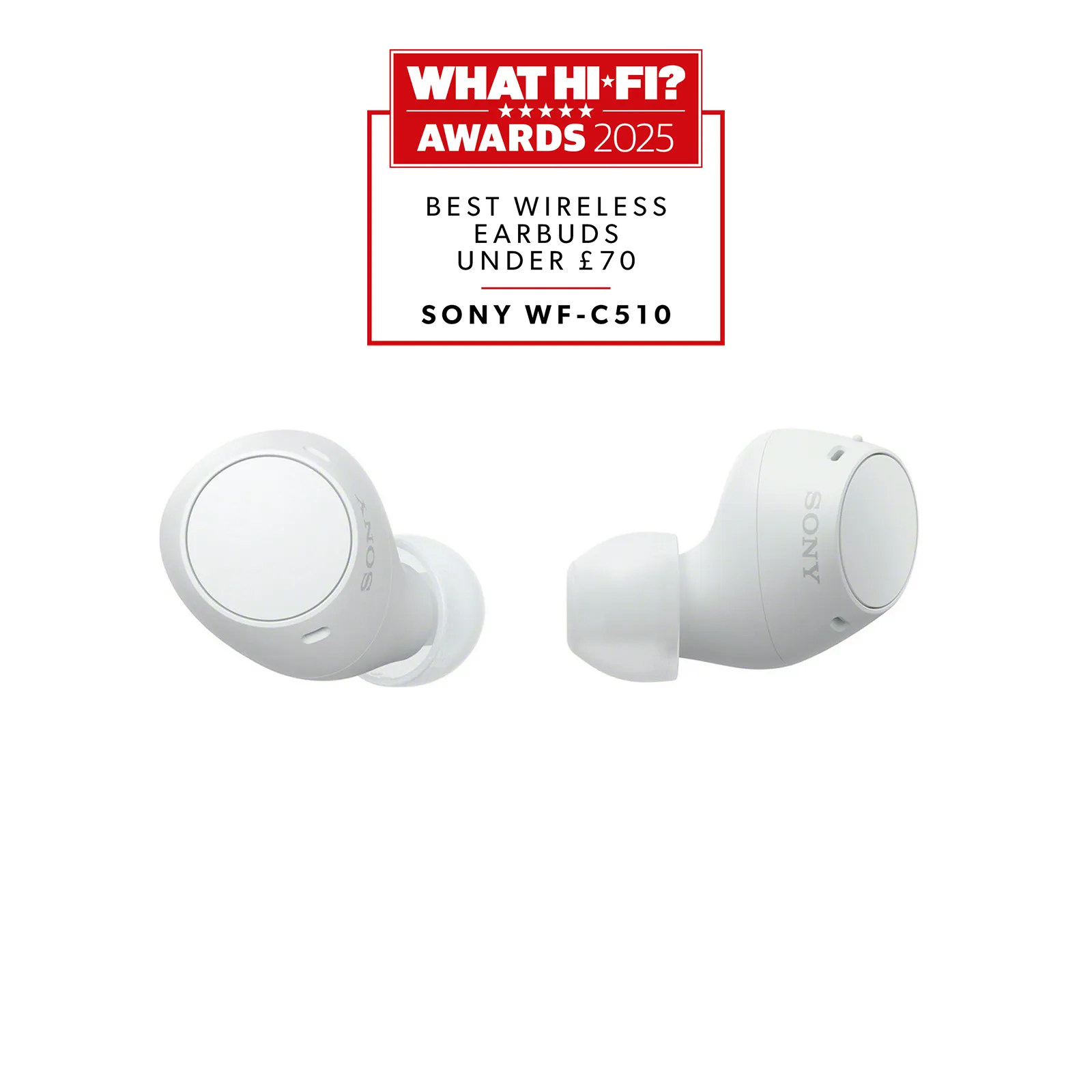 Sony WF-C510 Wireless Earbuds, White