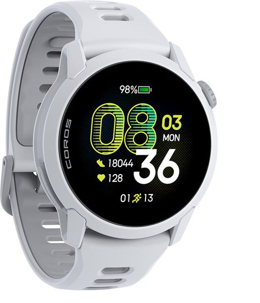 Coros PACE 4 Sports Watch with Silicone Band, White