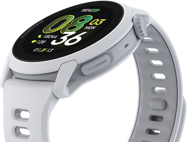 Coros PACE 4 Sports Watch with Silicone Band, White