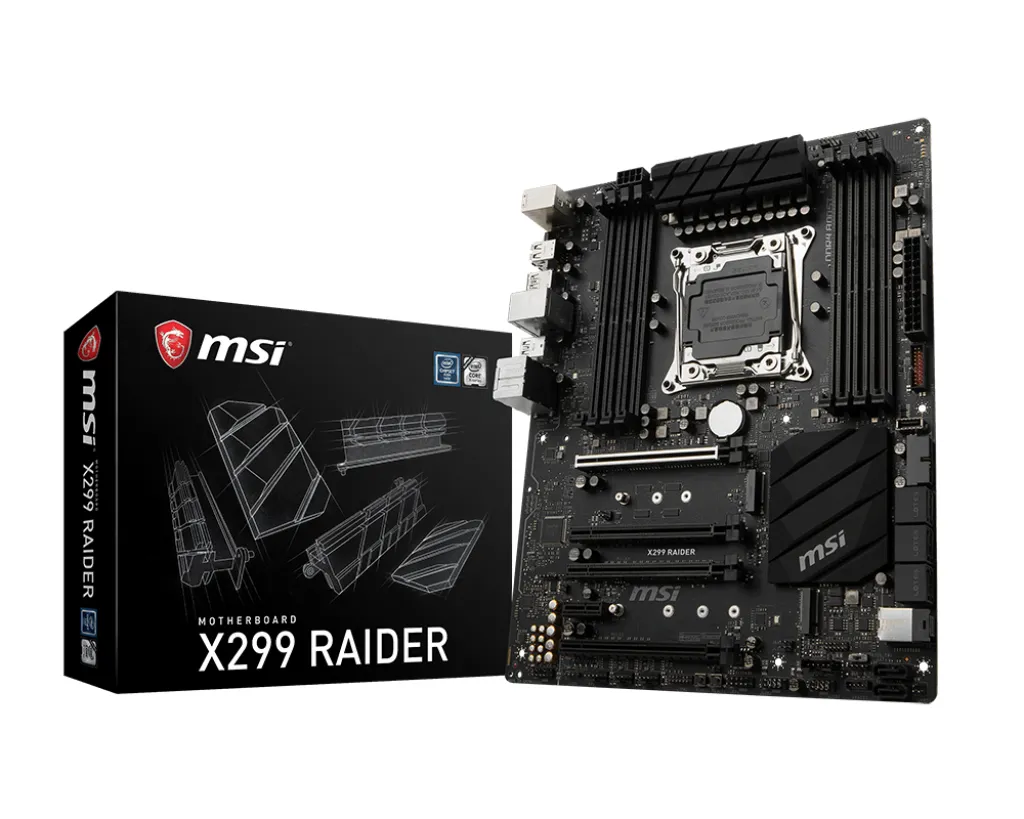 MSI X299 Raider ATX - motherboard