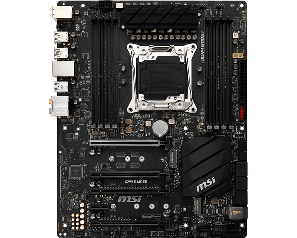 MSI X299 Raider ATX - motherboard