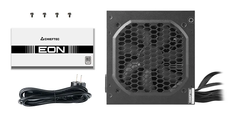 Chieftec EON ZPU-400S 400W - nätaggregat, 80 Plus White