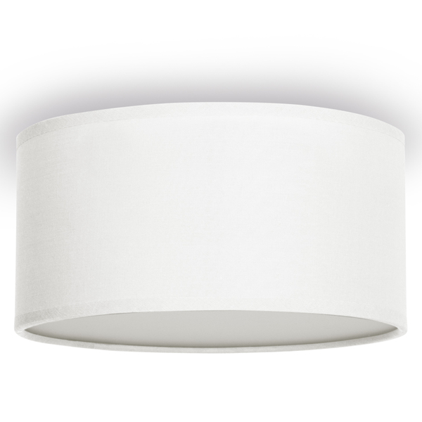 Smartwares Taklampa Textil &Oslash;20cm Vit
